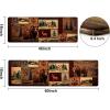 imageASPMIZ 2 Pieces Farmhouse Kitchen Rugs Non Slip Rustic Lodge Bear Moose Deer Kitchen Mats Cushioned Anti Fatigue Brown Washable Kitchen Floor Mats for in Front of Sink 18 x 48  18 x 3018 x 48  18 x 60