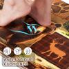 imageASPMIZ 2 Pieces Farmhouse Kitchen Rugs Non Slip Rustic Lodge Bear Moose Deer Kitchen Mats Cushioned Anti Fatigue Brown Washable Kitchen Floor Mats for in Front of Sink 18 x 48  18 x 3018 x 48  18 x 60