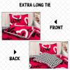 imageASPMIZ 3 Pieces Valentines Day Quilt King Size Valentines Day Quilt Sets with 2 Pillow Shams Reversible Love Heart King Quilt Bedding Set Soft Lightweight Red Bedspread Coverlet 106quotx96quot
