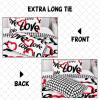 imageASPMIZ 3 Pieces Valentines Day Quilt King Size Valentines Day Quilt Sets with 2 Pillow Shams Reversible Love Heart King Quilt Bedding Set Soft Lightweight White Bedspread Coverlet 106quotx96quot