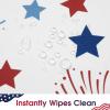 imageASPMIZ 4th of July Stars Tablecloth Fourth of July Patriotic Decoration 60 x 84 inch Polyester Tablecloth Patriotic Stars Table Cloth for Fourth of July Decorations