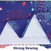 imageASPMIZ 4th of July Tablecloth Independence Day Table Cloth Memorial Patriotic Table Cover Washable Polyester Dining Decorative for Dinner Kitchen Party Decor 55x55 Inch