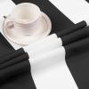 imageASPMIZ Black and White Striped Tablecloth for Rectangle Tables Geometric Stripe Waterproof Table Cloth for Kitchen Dining Room Polyester Tablecloth Rectangle 60 x 84Black