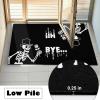 imageASPMIZ Halloween Door Mat Skull Coir Doormat Non Slip Skeleton Front Door Mat Outside Entrance Funny Welcome Mats Entryway Rug for OutdoorIndoor Halloween Decorations 18quot x 30quotFelt and Rubber