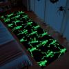 imageASPMIZ Halloween Runner Rug GlowinTheDark Rug Runner Non Slip Black Rugs with Rubber Back Washable Rugs for Hallway Laundry Washroom Entryway Home Kitchen Halloween Decorations 20quot x 60quot18 x 5 Rectangular