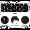 imageASPMIZ Halloween Runner Rug GlowinTheDark Rug Runner Non Slip Black Rugs with Rubber Back Washable Rugs for Hallway Laundry Washroom Entryway Home Kitchen Halloween Decorations 20quot x 60quot18 x 5 Rectangular