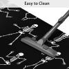 imageASPMIZ Halloween Runner Rug GlowinTheDark Rug Runner Non Slip Black Rugs with Rubber Back Washable Rugs for Hallway Laundry Washroom Entryway Home Kitchen Halloween Decorations 20quot x 60quot18 x 5 Rectangular