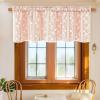 imageASPMIZ Linen Curtains for Bedroom Double Layered Boho Curtain for Living Room Farmhouse Curtain 84 Inch Length 2 Panels Set Rustic Curtains ampamp Drapes Rod Pocket with Tiebacks 52 x 84 Inch BeigeOrange