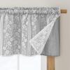 imageASPMIZ Linen Curtains for Bedroom Double Layered Boho Curtain for Living Room Farmhouse Curtain 84 Inch Length 2 Panels Set Rustic Curtains ampamp Drapes Rod Pocket with Tiebacks 52 x 84 Inch BeigeGrey