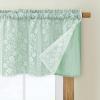 imageASPMIZ Linen Curtains for Bedroom Double Layered Boho Curtain for Living Room Farmhouse Curtain 84 Inch Length 2 Panels Set Rustic Curtains ampamp Drapes Rod Pocket with Tiebacks 52 x 84 Inch BeigeLight Green