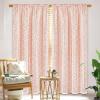 imageASPMIZ Linen Curtains for Bedroom Double Layered Boho Curtain for Living Room Farmhouse Curtain 84 Inch Length 2 Panels Set Rustic Curtains ampamp Drapes Rod Pocket with Tiebacks 52 x 84 Inch BeigeOrange