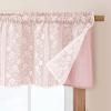 imageASPMIZ Linen Curtains for Bedroom Double Layered Boho Curtain for Living Room Farmhouse Curtain 84 Inch Length 2 Panels Set Rustic Curtains ampamp Drapes Rod Pocket with Tiebacks 52 x 84 Inch BeigePink