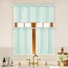 imageASPMIZ Linen Curtains for Bedroom Double Layered Boho Curtain for Living Room Farmhouse Curtain 84 Inch Length 2 Panels Set Rustic Curtains ampamp Drapes Rod Pocket with Tiebacks 52 x 84 Inch BeigeLight Green
