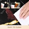 imageASPMIZ Marble Kitchen Mats for Floor 2 Piece Set Anti Fatigue Cushioned Kitchen Floor Mats Black Gold Marble Kitchen Rugs Non Slip PVC Waterproof Floor Mat for Kitchen 18quot x 30quot  18 x 4818 x 30  18 x 48
