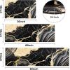 imageASPMIZ Marble Kitchen Mats for Floor 2 Piece Set Anti Fatigue Cushioned Kitchen Floor Mats Black Gold Marble Kitchen Rugs Non Slip PVC Waterproof Floor Mat for Kitchen 18quot x 30quot  18 x 4818 x 30  18 x 48  18 x 60
