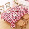 imageASPMIZ Mothers Day Tablecloth Square 55x55 Inch Red Gingham Tablecloth Love Hearts Table Cloth Waterproof Table Cover for Mothers Day Party Kitchen Dining Room Holiday Decor RedRed