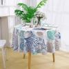 imageASPMIZ Sea Square Tablecloth 55quot x 55quot Waterproof Stainproof Spillproof Table Cloth Washable Polyester Beach Theme Table Cover Wrinkle Resistant for DiningPartyPicnicDecoration60 Round