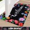 imageASPMIZ Spring Welcome Door Mat Floral Front Doormats Home Entrance Non Slip Doormat Rug with Rubber Backing Absorbent Flowers Areas Mats for Entrance Outside Patio Indoor Outdoor 18quot x 30quot