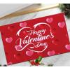 imageASPMIZ Valentines Day Door Mat Outdoor Romantic Red Heart Doormat Non Slip Decorative Love Area Rug Entrance Mat Indoor Outdoor Floor Mat for Entryway Patio Valentines Home Decors 17 x 30 Inches