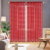 imageASPMIZ Valentines Day Sheer Curtains 84 Inch Length 2 Panels Set Shining Red Love Heart Curtains for Living Room Romantic Sheer Curtain for Bedroom Dining Room Rod Pocket Gifts52quotW x 84quotL Red