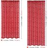 imageASPMIZ Valentines Day Sheer Curtains 84 Inch Length 2 Panels Set Shining Red Love Heart Curtains for Living Room Romantic Sheer Curtain for Bedroom Dining Room Rod Pocket Gifts52quotW x 84quotL Red