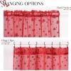imageASPMIZ Valentines Day Sheer Curtains 84 Inch Length 2 Panels Set Shining Red Love Heart Curtains for Living Room Romantic Sheer Curtain for Bedroom Dining Room Rod Pocket Gifts52quotW x 84quotL Red