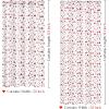 imageASPMIZ Valentines Day Sheer Curtains for Living Room Shining Red Love Heart Curtains 84 Inch Length 2 Panels Set Romantic Sheer Curtain for Bedroom Dining Room Rod Pocket 52quot W x 84quot L White