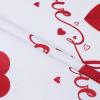 imageASPMIZ Valentines Day Tablecloth Rectangle 60x84 Inch Red Love Heart Table Cloth Polyester Fabric Romantic Tablecloths Waterproof Spillproof for Valentines Wedding Party Decoration