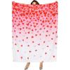 imageASPMIZ Valentines Day Throw Blanket Soft Plush Cozy Blankets Love Heart FallingOff Romantic Blankets Throws Lightweight Warm Fuzzy Blanket for CouchSofa Valentines Decorations 50quot x 60quot