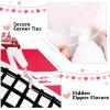 imageASPMIZ Valentines Duvet Cover Queen Size 3 Pieces Love Hearts Duvet Cover Set with Zipper Closure Checkered Red Comforter Cover Set 1 Duvet Cover 90 x 90 inches and 2 Pillow ShamsRed