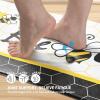 imageASPMIZ Yellow Bee Kitchen Mat Anti Fatigue Bee Happy Kitchen Rugs Sets of 2 Memory Foam Kitchen Mats for Floor Non Skid Kitchen Floor Comfort Mats for SinkHomeOffice 18 x 4818 x 30