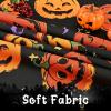 imageHalloween Tablecloth Pumpkin and Bat Table Cloth Orange and Black Star Scary Themed Tablecloths Waterproof Spillproof Tablecover for Dinner Party Decoration Square 55 x 55 Inch55 x 55 Square