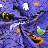 imageHalloween Tablecloth Spider Web and Pumpkin Table Cloth Bat Cobweb and Ghost Waterproof Tablecloths Spillproof Tablecover for Dinner Party Decoration Purple Rectangle 60 x 84 InchPurple