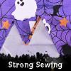 imageHalloween Tablecloth Spider Web and Pumpkin Table Cloth Bat Cobweb and Ghost Waterproof Tablecloths Spillproof Tablecover for Dinner Party Decoration Purple Rectangle 60 x 84 InchPurple