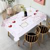 imageSunm Boutique Valentines Day Table Cloth Love Tree and Heart Tablecloth Waterproof Machine Washable Tablecloth for Valentines Wedding Decoration 60 x 84 Inch