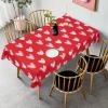 imageSunm Boutique Valentines Day Table Cloth Sketch Heart Tablecloth Waterproof Machine Washable Tablecloth for Valentines Day Wedding Decoration 60 x 84 Inch