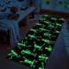 imageASPMIZ Halloween Runner Rug GlowinTheDark Rug Runner Non Slip Black Rugs with Rubber Back Washable Rugs for Hallway Laundry Washroom Entryway Home Kitchen Halloween Decorations 20quot x 60quot18 x 5 Rectangular