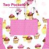 imageASPMIZ Cupcake Kids Apron Pink Baking Bib Apron for 26 Years Child Cute Chef Apron with Pockets for Gardening Painting Adjustable Kitchen Apron for Little Helper Girls Daughters Toddlers GiftPink