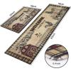 imageASPMIZ Farmhouse Kitchen Rugs Set of 2 Rooster Kitchen Mats Cushioned Anti Fatigue Waterproof Kitchen Rug Non Slip Washable Country Kitchen Floor Mats for Sink Office18 x 48  18 x 30SmallLarge18 x 3018 x 60
