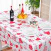 imageValentines Day Tablecloth Rectangle 60quot x 84quot Love Heart Table Cloth Waterproof Spill Proof Wrinkle Resistant Table Cover for Anniversary Wedding Party Holiday Kitchen Dining Decor Red Pink White120 x 60 Rectangular