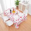 imageValentines Day Tablecloth Rectangle 60quot x 84quot Love Heart Table Cloth Waterproof Spill Proof Wrinkle Resistant Table Cover for Anniversary Wedding Party Holiday Kitchen Dining Decor Red Pink White84 x 60 Rectangular