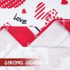 imageValentines Day Tablecloth Rectangle 60x84 Inch Red Love Heart Romantic Table Cloth Buffalo Plaid Tablecloths Waterproof Spillproof Tablecloth for Valentines Day Wedding Dinner Party Decoration