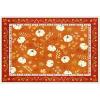 imageASPMIZ Fall Area Rug 5x7 Thanksgiving Rug Washable Non Slip Soft Faux Wool Vintage Autumn Pumpkin Maple Leaves Living Room Rugs Low Pile Fall Decorations for Home Bedroom Dining RoomVintage Pumpkins Leaves