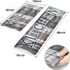 imageASPMIZ Farmhouse Kitchen Rug and Runner Set Washable Cushioned Anti Fatigue Kitchen Mat 2 Pcs Non Slip Waterproof PVC Standing Kitchen Floor Mat for Sink Office Laundry Home 18quot x 48quot  18quot x 30quotKitchen