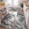 imageASPMIZ Gray Marble Kitchen Mats for Floor 3 Piece Set Modern Waterproof Kitchen Mats Cushioned Anti Fatigue Memory Foam Kitchen Rugs Non Slip Washable Comfort Mats 18quotx 30quot  18quot x 48quot  18quot x 60quotGrey