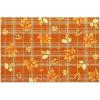 imageASPMIZ Fall Area Rugs 3x5 Plaid Living Room Rug Maple Leaves Washable Rug Orange Bedroom Rugs for Living Room Soft Faux Wool Throw Carpet fpr Entryway Office Nursery RedPlaid Maple Leaf  Orange