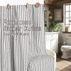 imageASPMIZ Farmhouse Shower Curtain and Liner Set No Hook Shower Curtain with Snap in Liner Fabric Rustic Washable Waterproof Bathroom Curtains with Button Mesh Top Window Pink Striped 71x 74Brown Striped