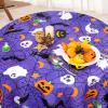 imageHalloween Tablecloth Spider Web and Pumpkin Table Cloth Bat Cobweb and Ghost Waterproof Tablecloths Spillproof Tablecover for Dinner Party Decoration Purple Rectangle 60 x 120 InchPurple