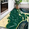imageASPMIZ Marble Area Rug 3x5 Entryway Rug NonSlip Washable Indoor Door Mat Modern Small Throw Rugs for Kitchen Soft Faux Wool Red and Gold Rug Floor Carpet Front Door Rugs Low ProfileGreen