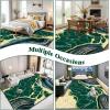 imageASPMIZ Marble Area Rug 3x5 Entryway Rug NonSlip Washable Indoor Door Mat Modern Small Throw Rugs for Kitchen Soft Faux Wool Red and Gold Rug Floor Carpet Front Door Rugs Low ProfileGreen